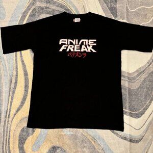 VETEMENTS Black Anime Freak Tshirt Mens Size Large